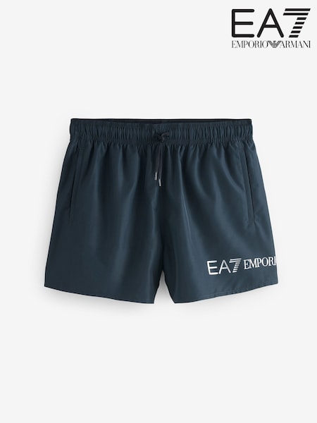 Emporio Armani EA7 Blue Logo Swim Shorts (AA4766) | R$ 545
