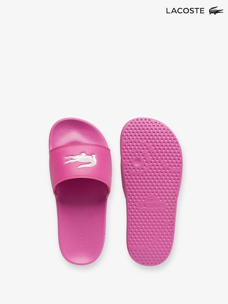 Lacoste Serve Pink/White Sliders (AA4876) | 261 LEI