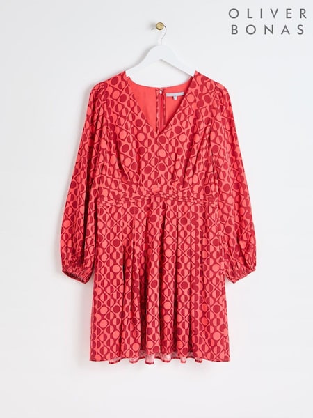 Oliver Bonas Geometric Print Mini Dress (AA5091) | 313 LEI