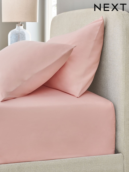 Pink Non Iron Simply Soft Extra Deep Fitted Sheet (AA5334) | €12 - €18