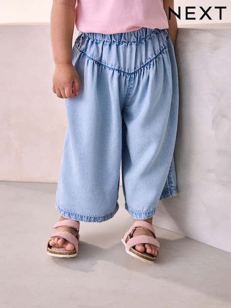 دنيم - Pull-On Wide Leg Jeans (3mths-7yrs) (AA5381) | ‏66 د.إ.‏ - ‏ 76‏ د.إ.
