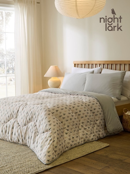 Night Lark Gingham Coverless Duvet Set