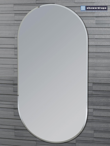 Showerdrape Silver Archway Oval Wall Mirror 80 X 40Cm (AA5820) | €54