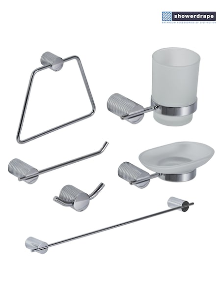 Showerdrape Vitality Wall Mounted Bathroom Accessory Set of 6 (AA5821) | 184 €