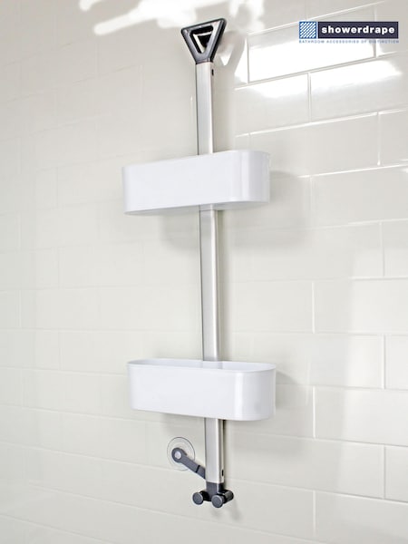 Showerdrape White Elements Shower Caddy (AA5823) | €34