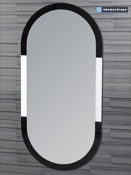 Showerdrape Silver Putney Oval Wall Mirror 80 X 40Cm (AA5835) | €78