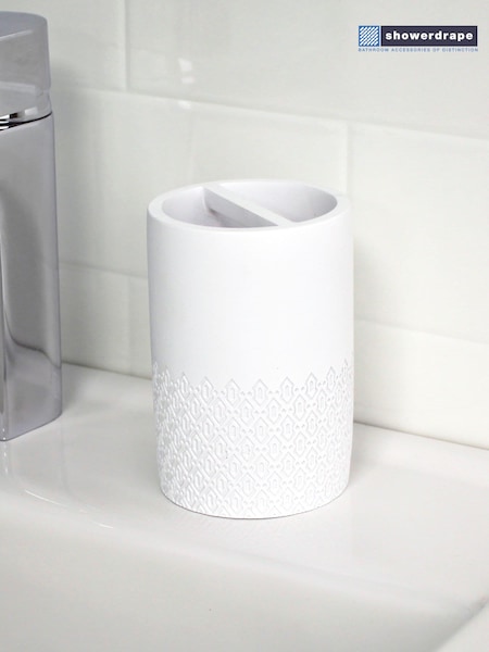 Showerdrape Chantilly Bathroom Accessory Set (AA5840) | R$ 180
