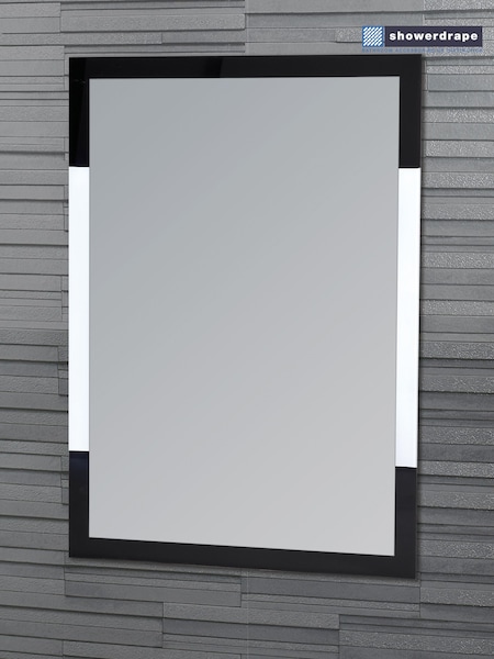 Showerdrape Silver Hampstead Rectangular Wall Mirror 70 X 50Cm (AA5857) | €74