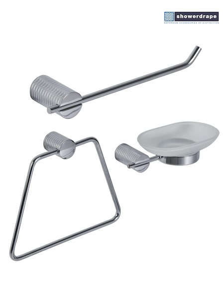 Showerdrape Set of 3 Vitality Wall Mounted Bathroom Accessory (AA5861) | 107 €