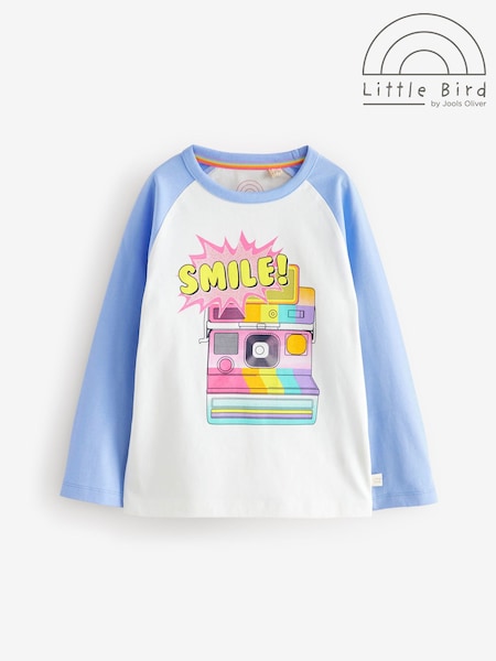 Little Bird by Jools Oliver Rainbow Raglan Short Sleeve T-Shirt (AA5980) | 17 € - 23 €