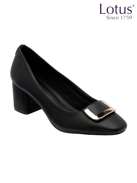 Lotus Block Heel Court Shoes (AA6051) | € 86