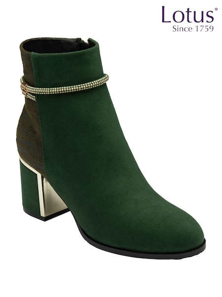 Lotus Heeled Ankle Boots (AA6086) | €43