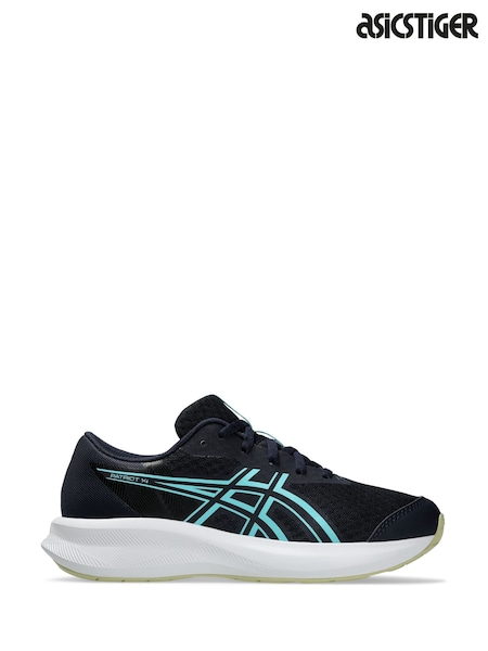 Navy - Asics Patriot 14 Kids And Junior Trainers