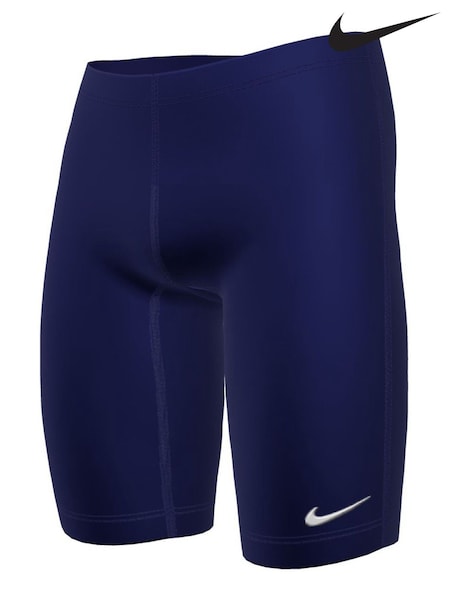 Nike Navy Hydrastrong Solid Jammer Swim Shorts (AA6368) | €32