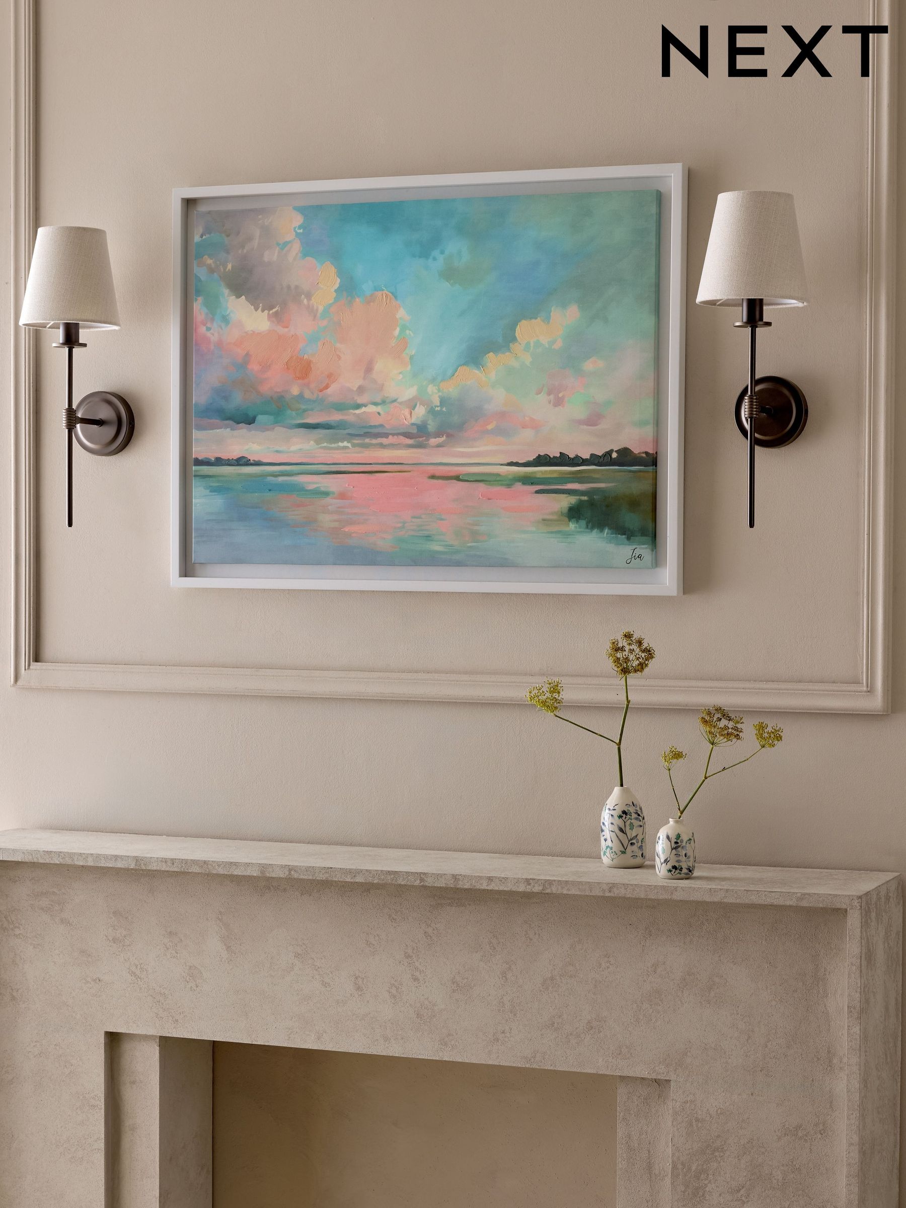 現代アート 額縁付き 絵画 ワールドアートコレクション ノルテ