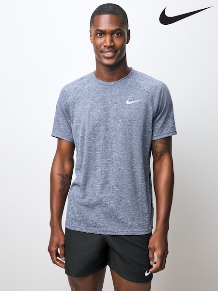 Nike Navy Short Sleeve Hydroguard Rash T-Shirt (AA6420) | €49