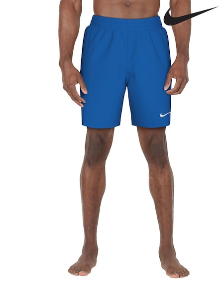 Nike Blue Essential 7 Inch Volley Swim Shorts (AA6427) | kr428