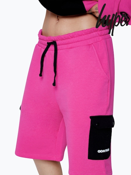 Hype. CONTINU8 Unisex Cargo Pocket Black Shorts (AA6445) | 125 zł