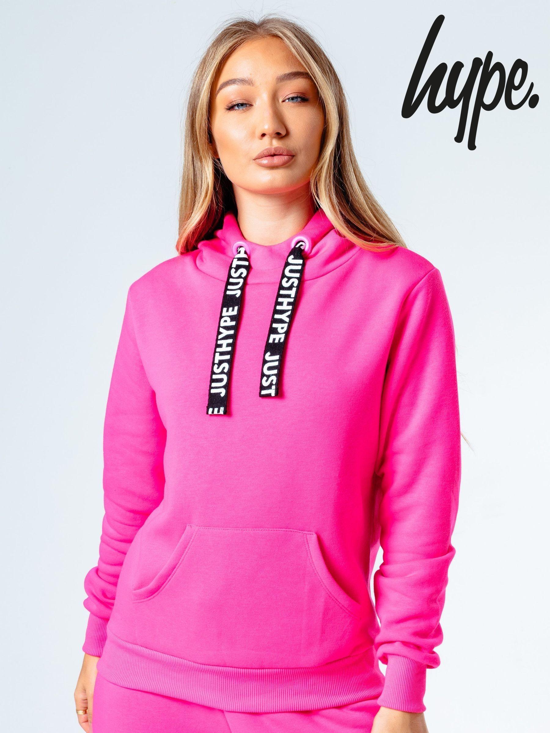 Hype pink hoodie clearance