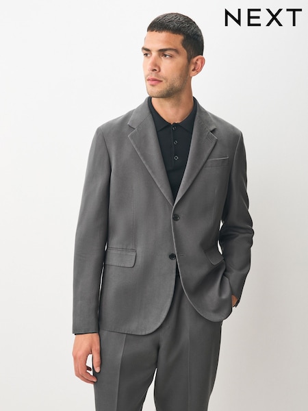 Сірий - Стандартний крій - Relaxed Fit Lyocell Suit Jacket (AA6538) | 3 305 грн