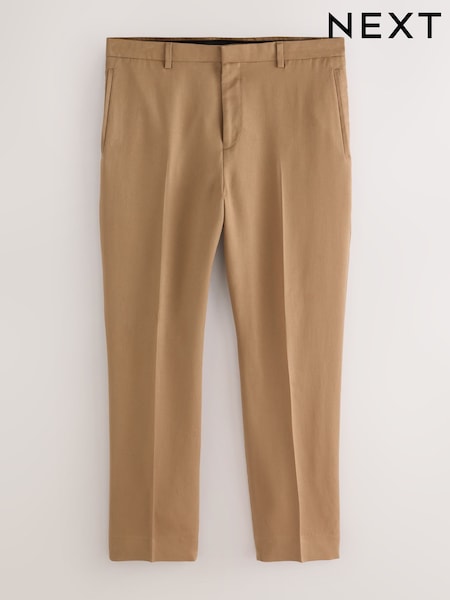 Бежевий - Relaxed Fit Suit Lyocell Suit Trousers (AA6541) | 1 857 грн