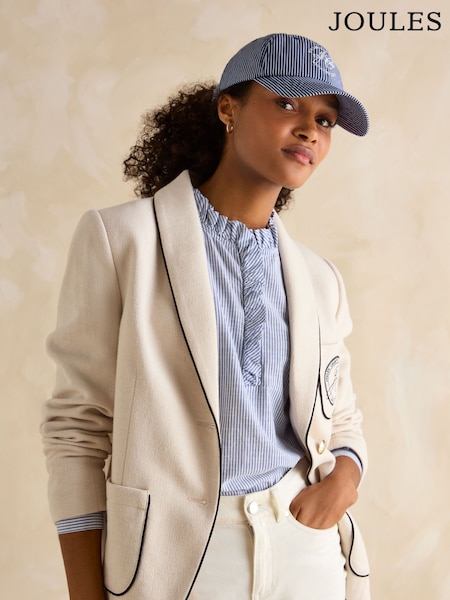 Joules Daley Navy Stripe Cap (AA6608) | €23
