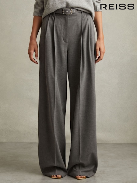 Reiss Freja Wide Belted Wide Leg Trousers (AA6706) | 215 €