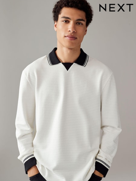 Ecru EDIT Football Polo Shirt (AA6802) | 121 QAR