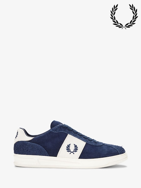 Fred Perry Blue B4 Suede Trainers (AA6820) | €124