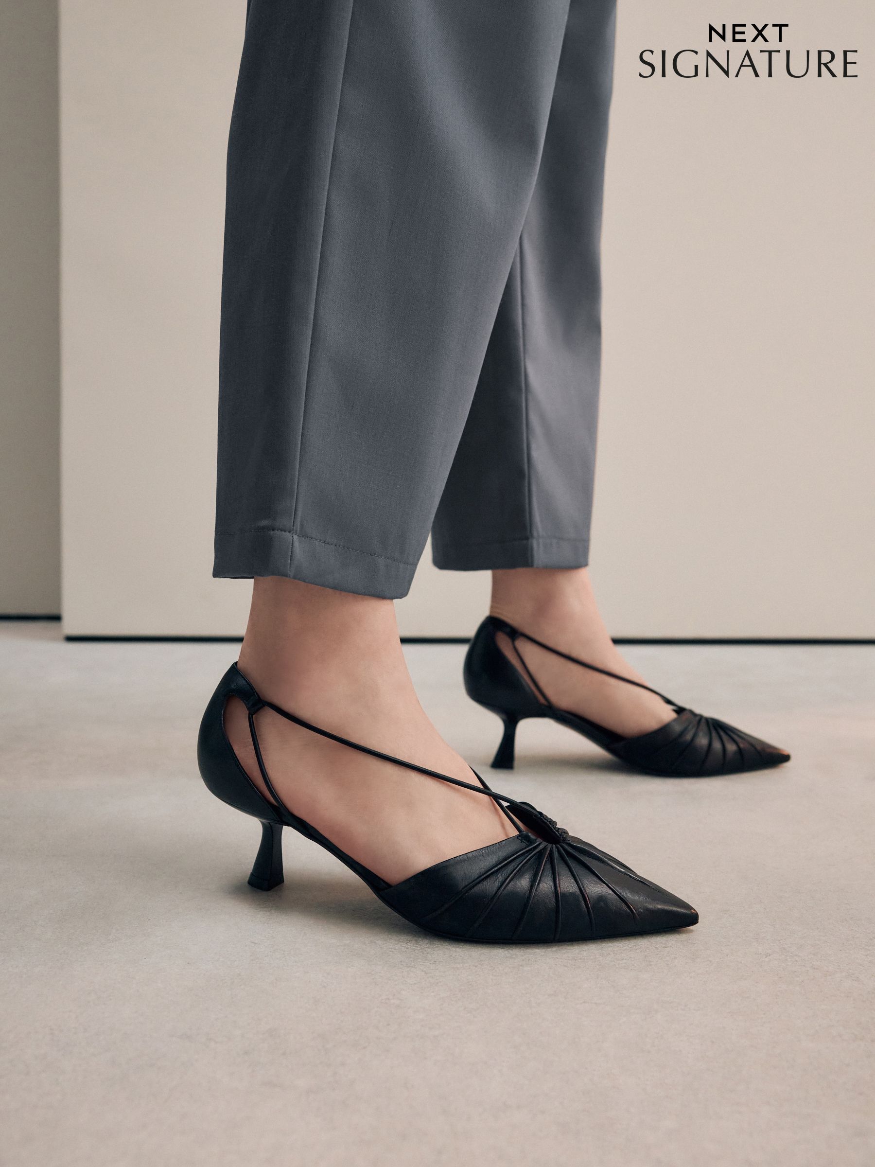 Next black shoes ladies discount