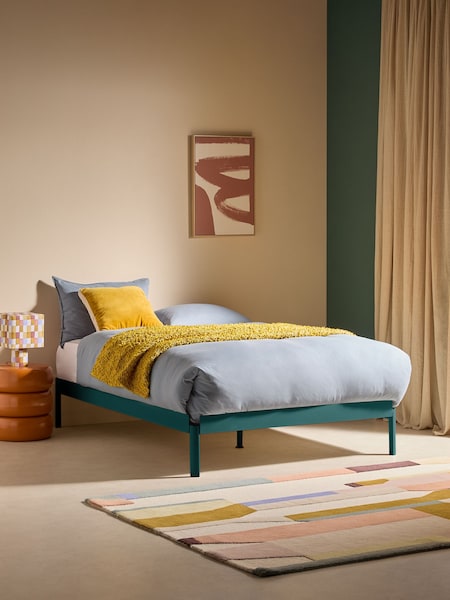 MADE.COM Green Lira Metal Platform Bed (AA6957) | €377 - €410