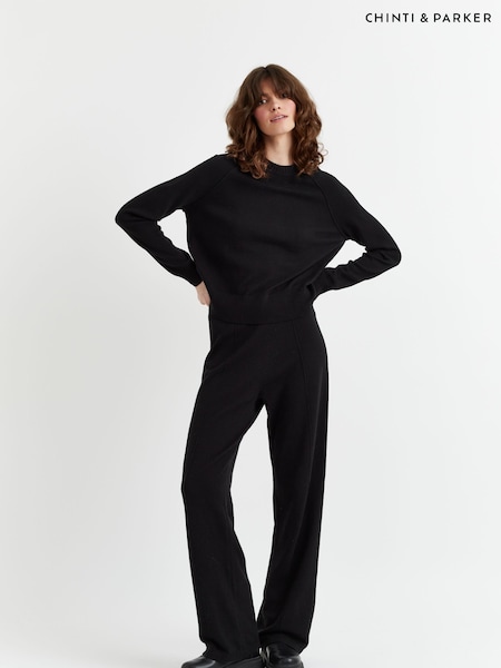 Chinti & Parker Raglan Black Sweater (AA6972) | €150