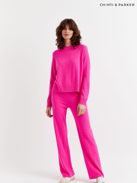 Chinti & Parker Pink Raglan Sweater (AA6976) | €150