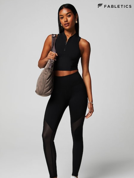 Fabletics Black Define Power Hold HW Heatwave Leggings (AA6989) | €47.50