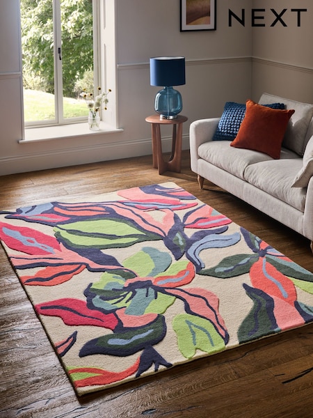 Multi Amori Floral Print Rug (AA6991) | €126 - €364