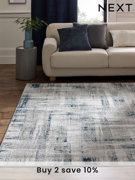 Blue Elena Abstract Lines Rug (AA6992) | €79 - €437