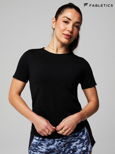 Fabletics Feather Tech+ Short Sleeve Top (AA7133) | 188 LEI