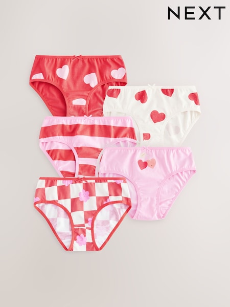 אדום - Briefs 5 Pack (1.5-16yrs) (AA7134) | ‏29‏₪ - ‏46‏ ₪
