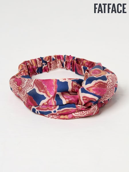FatFace Pink Utopia Print Headband (AA7173) | ₪63