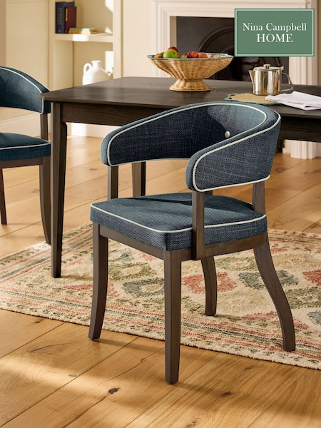 Nina Campbell Indigo Blue Dining Chairs (AA7240) | €314