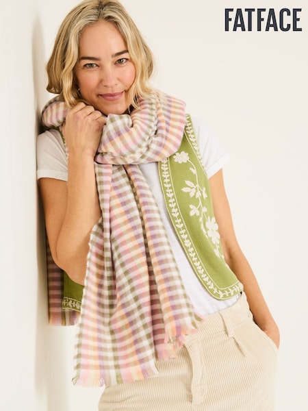 FatFace Multi Bea Gingham Scarf (AA7243) | €26