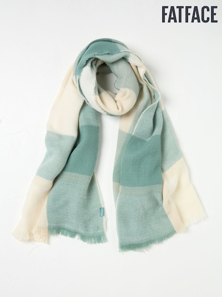 FatFace Green Haze Check Scarf (AA7244) | €26