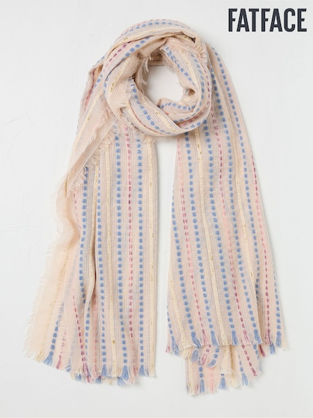 Fatface Stripe Textured Scarf (AA7256) | €39