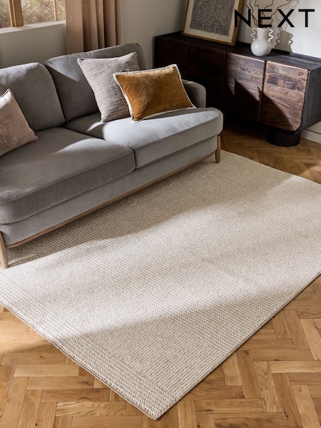 Mid Natural Albie Texture Stripe Rug (AA7290) | €59 - €218