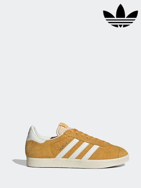 adidas Originals Yellow/White Gazelle Trainers (AA7364) | R$ 840