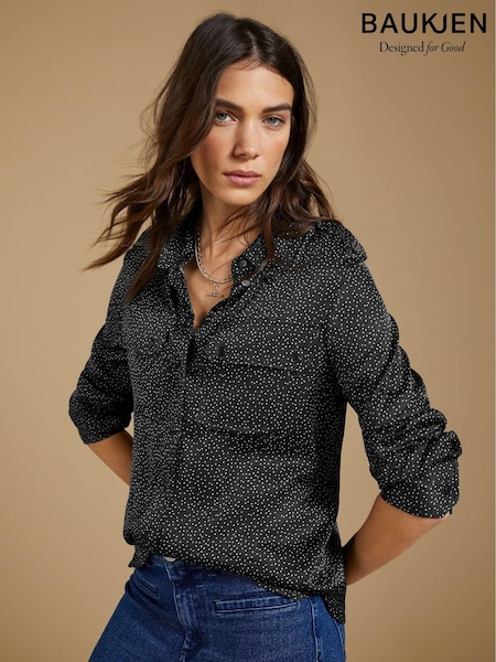 Baukjen Saffron Recycled Black Shirt (AA7568) | €79