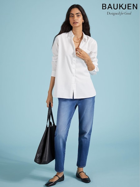 Baukjen Lesley 100% Cotton White Shirt (AA7569) | 269 QAR