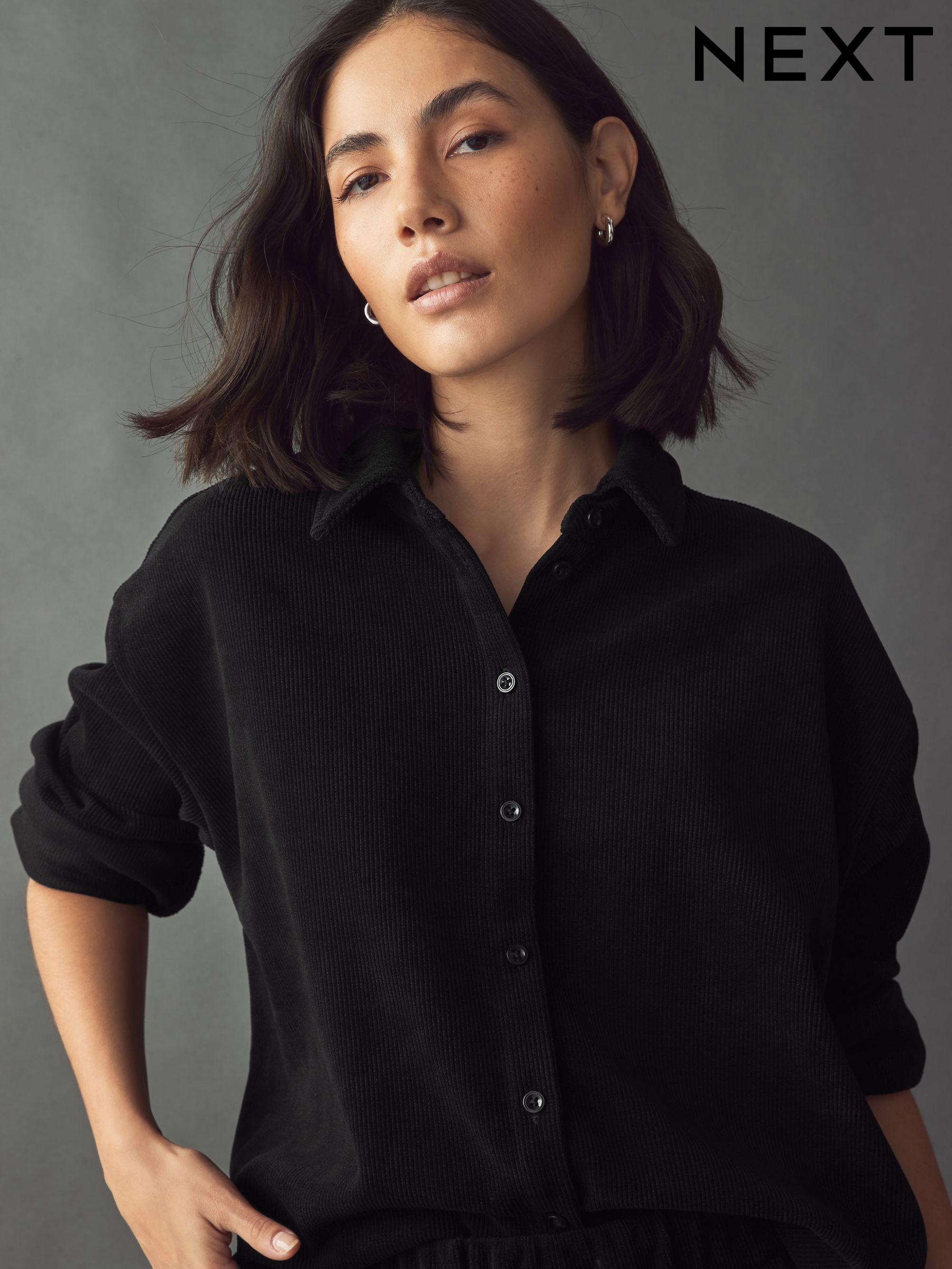 Black special occasion tops new arrivals