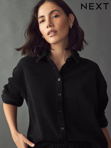Black Corduroy Shirt (AA7591) | €36