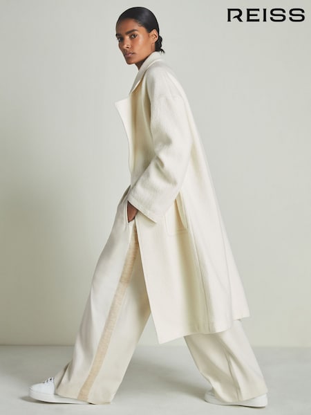 LES 100 CIELS Cream Reiss | Les 100 Ciels Twill Trousers with Wool (AA7616) | €270